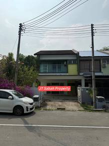 Taman Rimba Double Storey Terrace Corner Big Land Menggatal For Sale