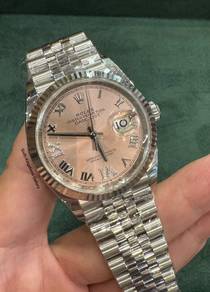 Rolex Datejust 36 Pink Roman 69 Diamond Dial 36mm