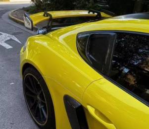 Carbon Fiber Side Window Air Vent for Porsche 718