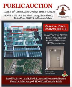 [Auction Sale] Aeropod Commercial Square Level 8 ~ Below Market Value