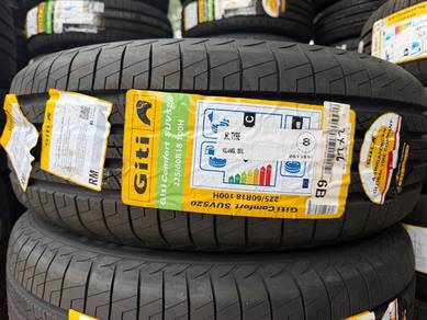 225/60/18 —Tayar baru Giti Suv520 Tahun2026