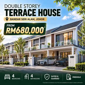 NEW PROJECT | Bandar Seri Alam Double Storey Terrace
