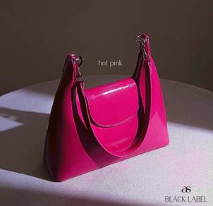 AsSamma Glossy Big High Quality PU Leather w box