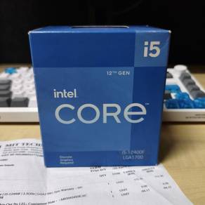 Intel Core i5-12400F CPU Processor DDR4 LGA1700