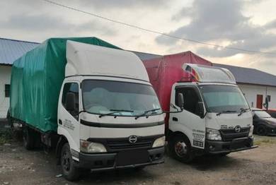 Transport 1,2,3,5,7,10 tan sewa lori murah service