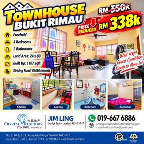 [INI KALILAH Price Dropped] Townhouse Bukit Rimau, Sungai Rincing