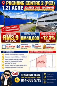 Roi 12% Roadside land Puchong Centre 2