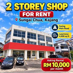 2 Story Shop Facing Main Road, Sungai Chua, MAhkota, Sungai Long