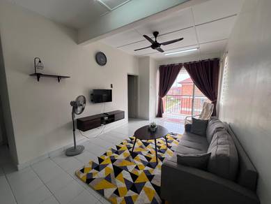 FULLY FURNISHED Pangsapuri Alam Budiman Seksyen U10 Shah Alam