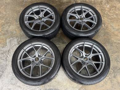 Sport rim second 17 BBS C1R siap tayar civic hrv