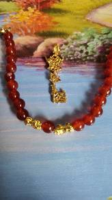 Gold Bracelet and Loket Pendant 999 Real Gold 