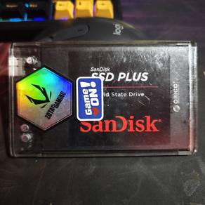 SanDisk SSD Plus 1TB with Orico Clear External Cas