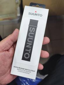 SUUNTO 22mm ATHLETIC 7 LOOP TEXTILE STRAP Black