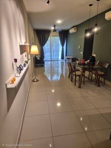 Selayang 18 condo, fully furnished / 3room / 2bath / 2cp / full ac,