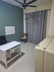 Selayang 18 condo, fully furnished / 3room / 2bath / 2cp / full ac,