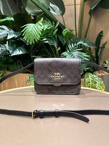 Coach Brynn Crossbody Bag In Brown CC Signature