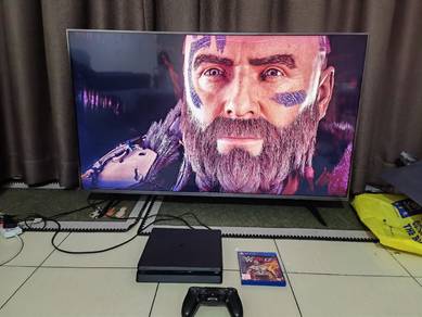 PlayStation 4 slim✅
500gb✅ 
Sekali
Android tv 55in