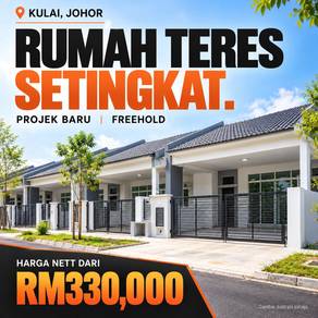 Kulai Rumah Teres Setingkat Baru | Single Storey Terrace | Low Deposit