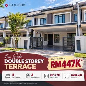 Kulai New Project | Double Storey Terrace | Zero DownPayment| Freehold