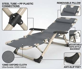Multifunctional Foldable Lounge Chair Recliner Bed