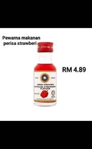 Pewarna makanan perisa strawberi 