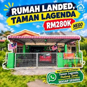 Teres Setingkat Taman Lagenda Padang Serai‼️‼️‼️