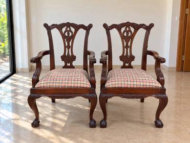 Wooden Dining Chairs – 11 Units