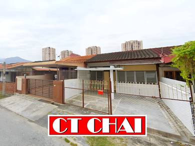 CHEAPEST! 1-Sty Terrace 1,700sqft Batu Lanchang Jelutong Taman Hijau