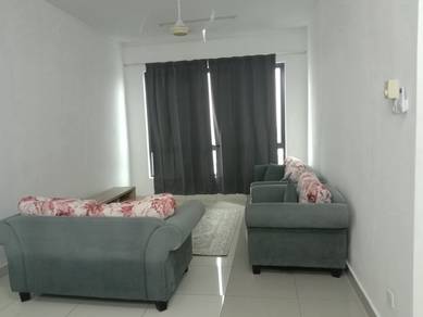 2 Parking Partly Furnished Corner Unit Kiara Plaza Serv Apart Semenyih