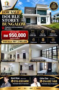 Below Value Nice 2 Storey Bungalow Vista Kirana Bare Ayer Keroh
