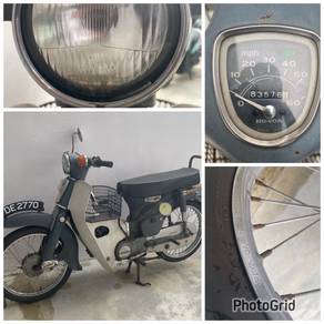 honda c70 lampu bulat gear depan original