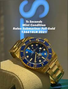 Rolex Submariner 41 Full Yellow Gold 2021 126618LB