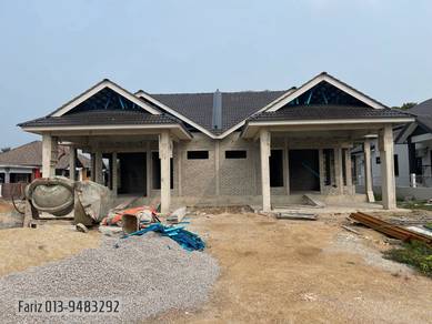 Rumah Berkembar (4 bilik & Tanah Luas) di Kg Pulau Serai, Dungun