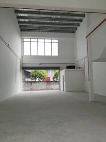 RENT 1.5 Storey Link Factory with CF @ Rajawali Telok Panglima Garang
