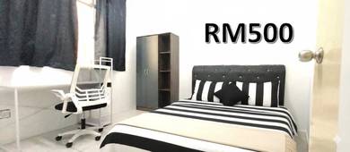 8km to HKL Bilik Condo fully furnished