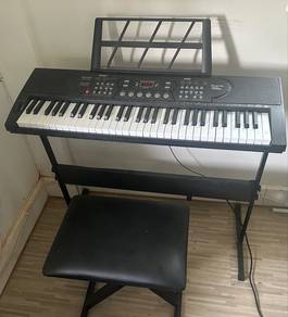 Keyboard Piano 61 keys set with stool and table