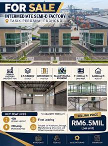Semi-D 2.5sty Factory in Tasik Perdana Puchong