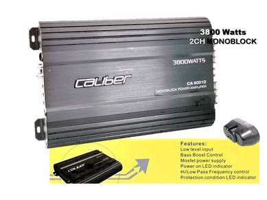 CALIBER 2CH CLASS D MONOBLOCK AMPLIFIER 3500W Max