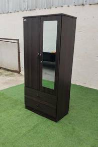 YF15A Almari Baju 2.5 x 5.5 Feet 2 Doors Wardrobe