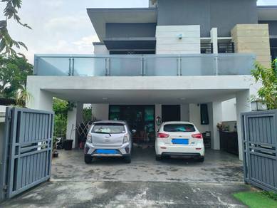 Renovated 2 sty end lot house Zircona Alam Impian Shah Alam extra land