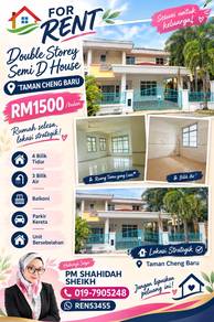 For Rent Taman Cheng Baru