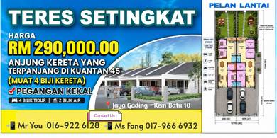 Jaya Gading ,Rmh Teres Setingkat /  belakang Tanah 48 kaki