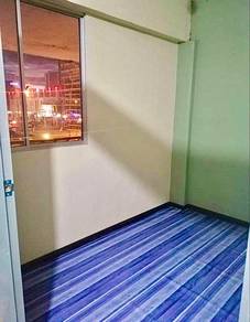 bandaran berjaya bandar kk,bilik sewa tingkat 1,no deposit,ada tingkap