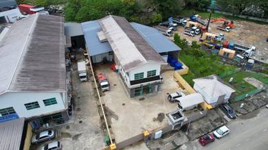 Detached Warehouse @ Inanam For Sale | Industrial Area | Road Access