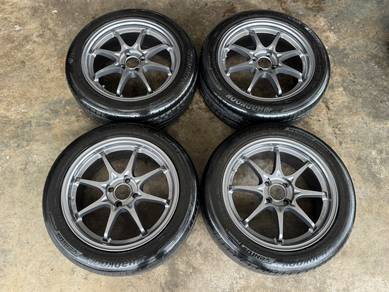 Rim second 16 CE28 siap tayar myvi city vios gm6