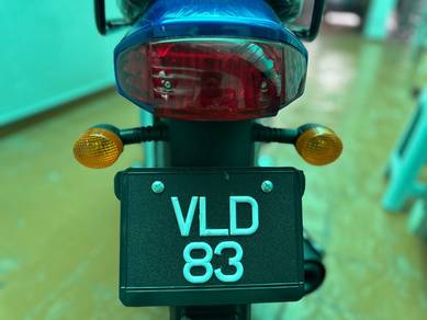 Aveta DY90 Blue Motorcycle with Plate VLD 83