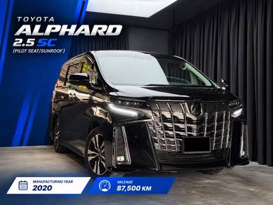 2020 Toyota Alphard 2.5 SC (DIM/PilotSeat/Sunroof)