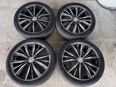 Rim original weds lionis 19 inch tyr yokohama 90%