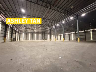 WITH LOADING BAYS Bukit Minyak 55000sqft Factory Warehouse 6tons BM