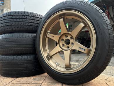4X4 20Inch Rays TE37 OriBronze v Tyre 265-50-20